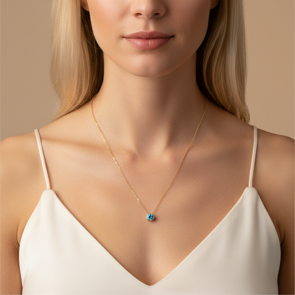 Birthstone Light Point Necklace