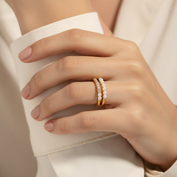 Delicate Pearl Ring