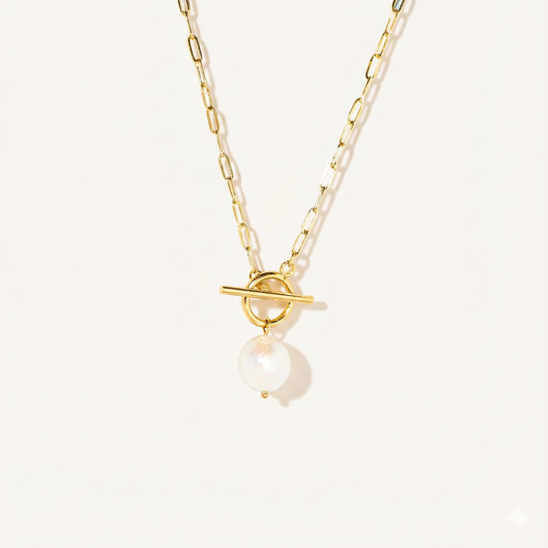 Pearl Clip Necklace