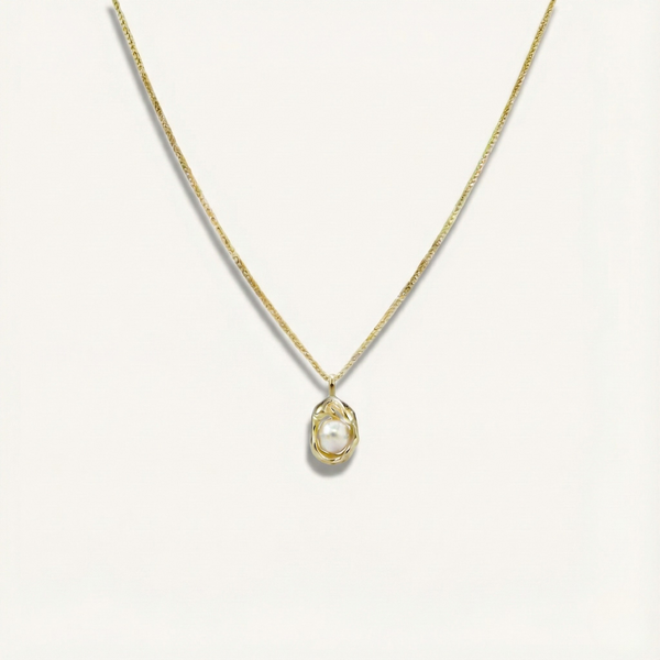 Molten Pearl Necklace