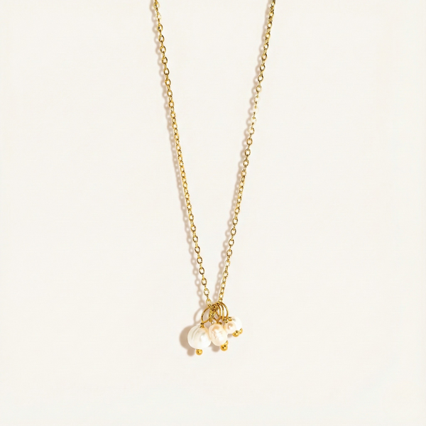 Infinity Pearl Necklace