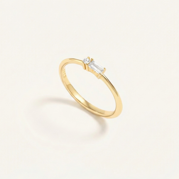 Dainty Personalized Morse Code Ring