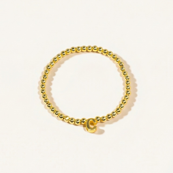 Initial Sphere Bracelet