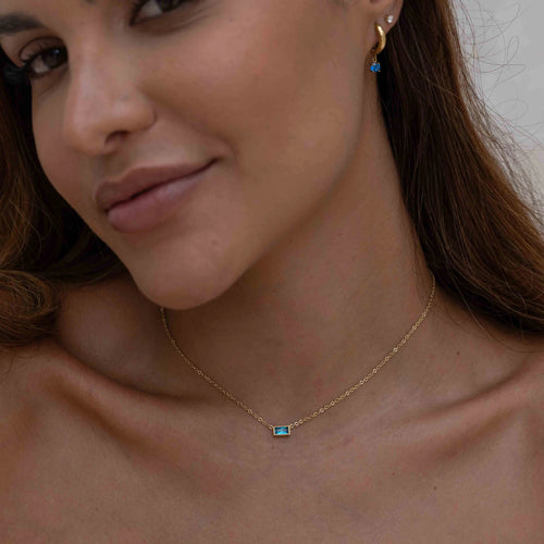 Birthstone Horizon Necklace